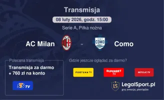AC Milan - Como gdzie oglądać (08.02.2026)