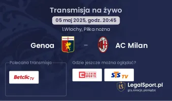 Genoa - AC Milan gdzie oglądać?