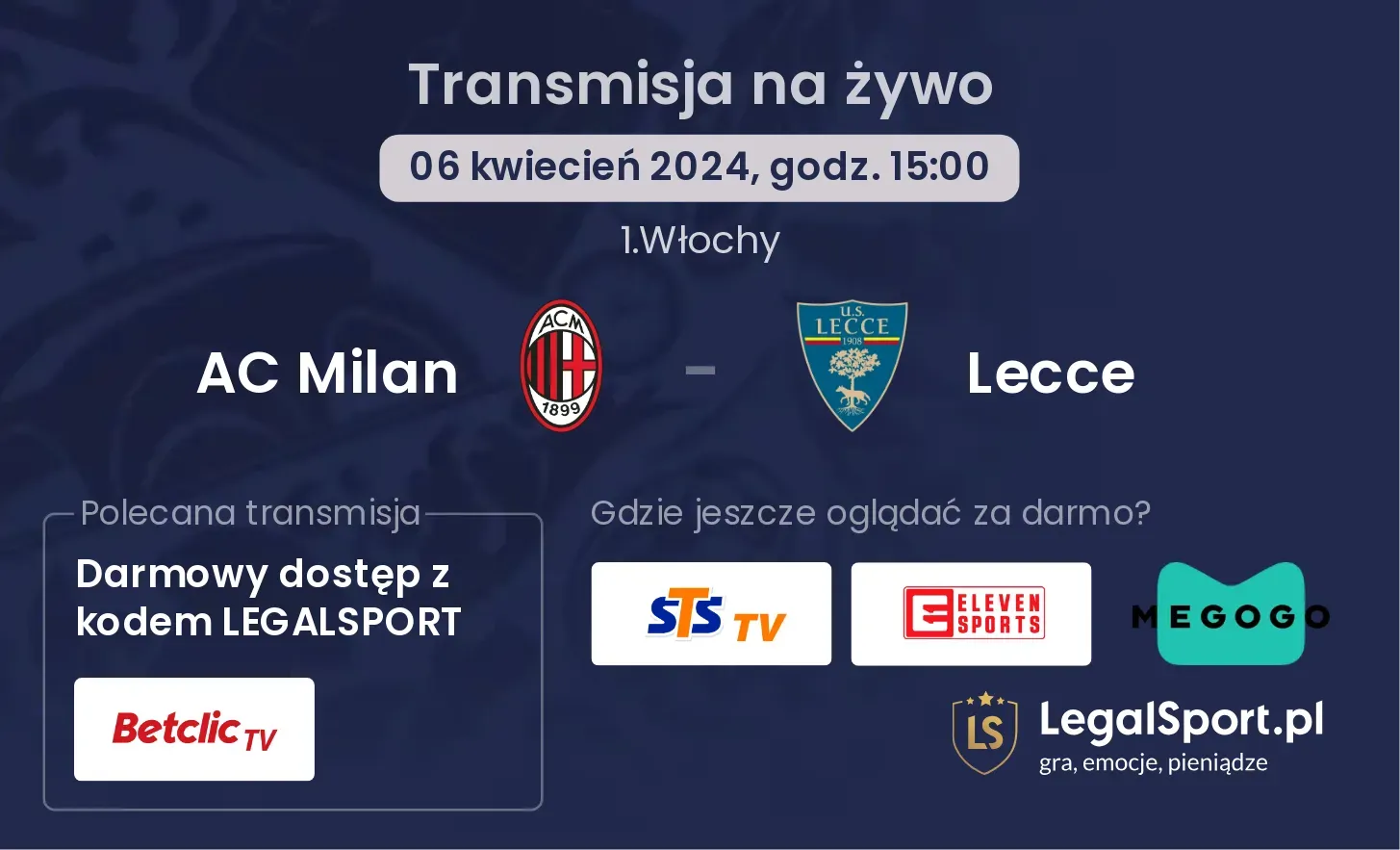 AC Milan - Lecce $s