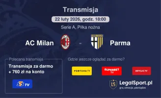 AC Milan - Parma gdzie oglądać (22.02.2026)