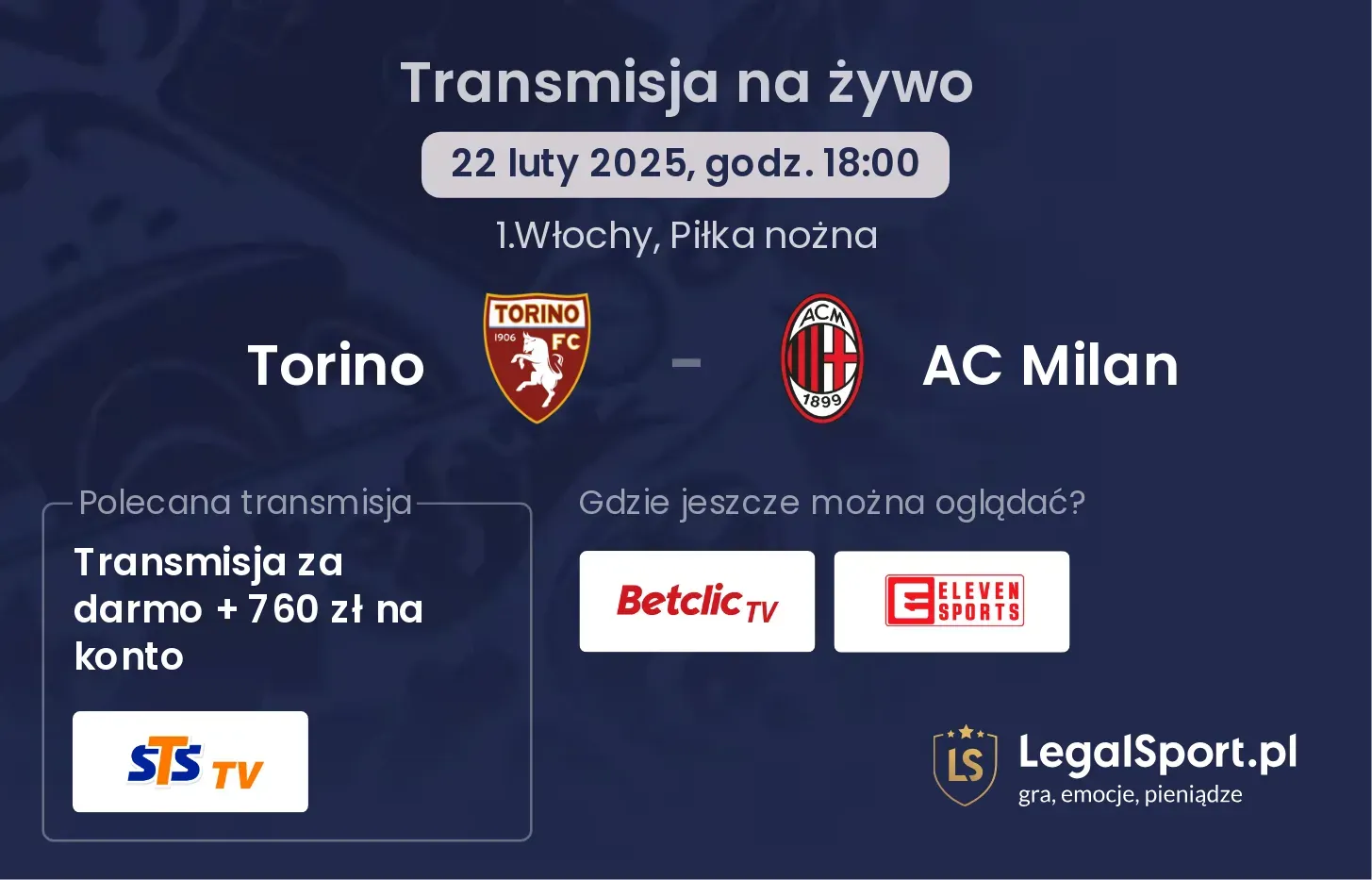 Torino - AC Milan gdzie oglądać?