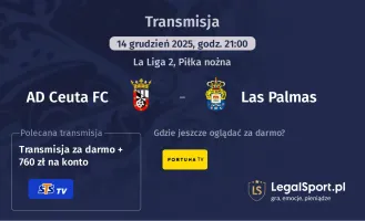 AD Ceuta FC - Las Palmas gdzie oglądać? (14.12)