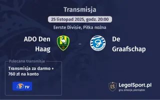 ADO Den Haag - De Graafschap gdzie oglądać? (25.11)