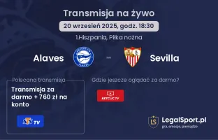 Alaves - Sevilla gdzie oglądać?