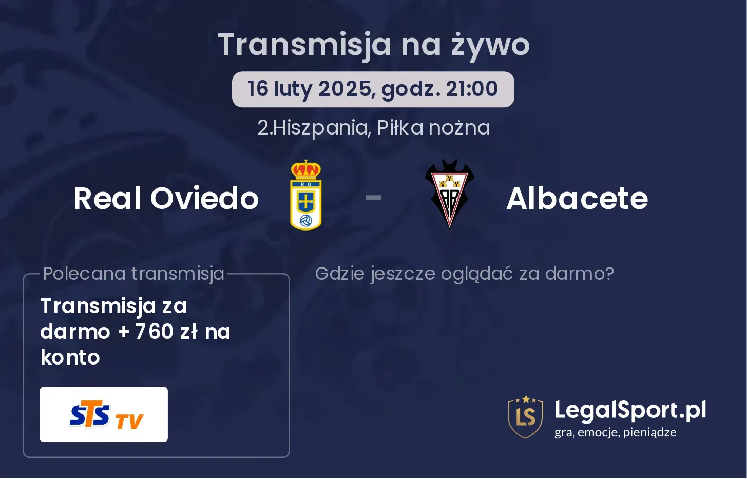 Real Oviedo - Albacete gdzie oglądać?