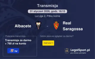 Albacete - Real Saragossa gdzie oglądać? (31.01)