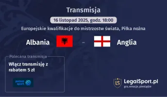 Albania - Anglia gdzie oglądać? (16.11)