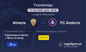 Almeria - FC Andorra gdzie oglądać? (13.02)