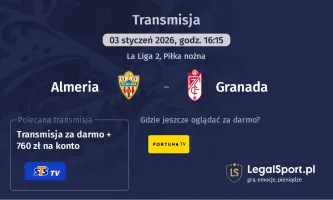 Almeria - Granada gdzie oglądać? (03.01)