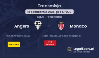 Angers - Monaco gdzie oglądać?