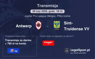 Antwerp - Sint-Truidense VV gdzie oglądać? (28.02)