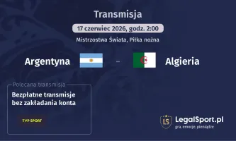 Argentyna - Algieria gdzie oglądać? (17.06)