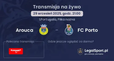 Arouca - FC Porto gdzie oglądać?