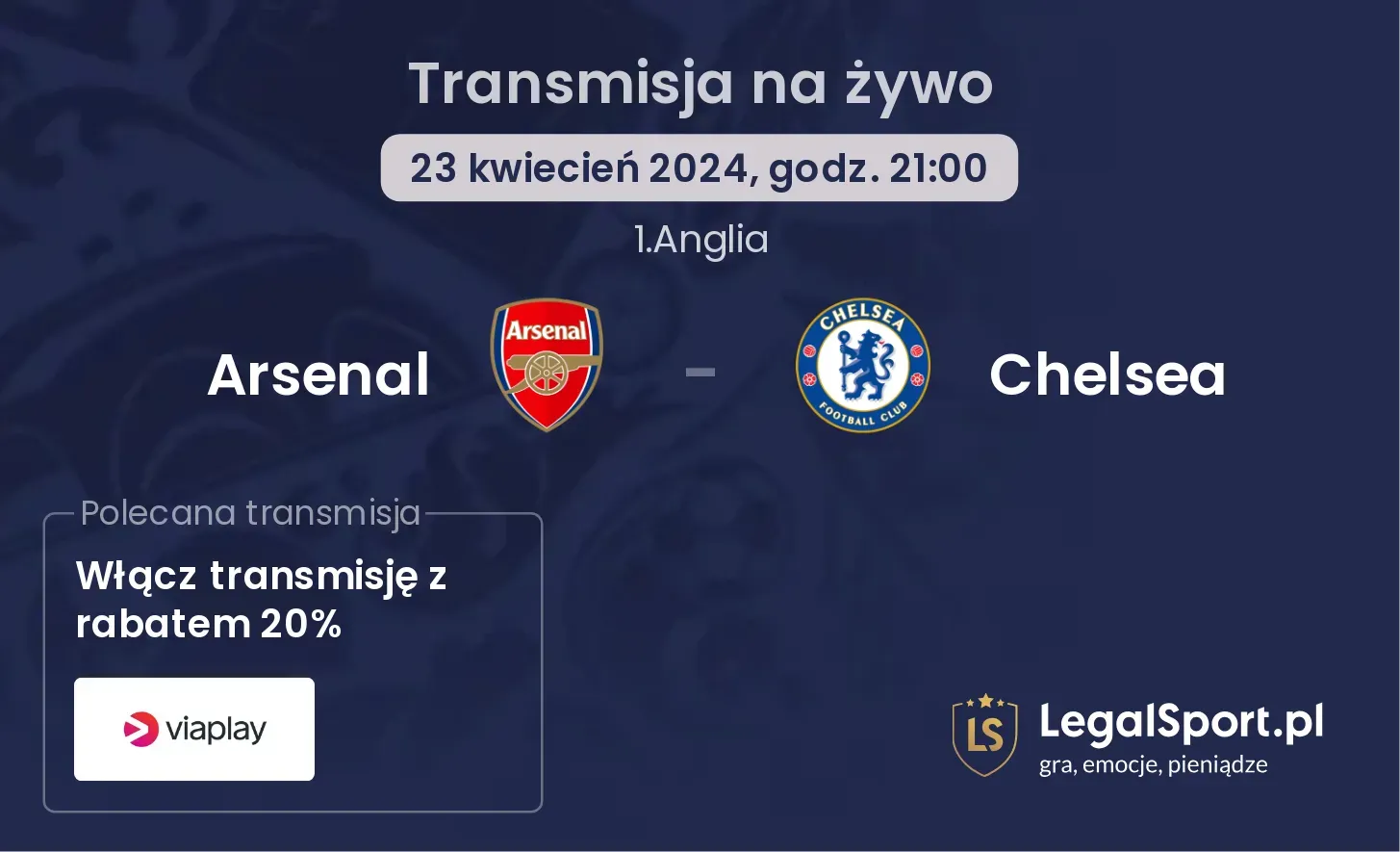 Arsenal - Chelsea transmisja na żywo