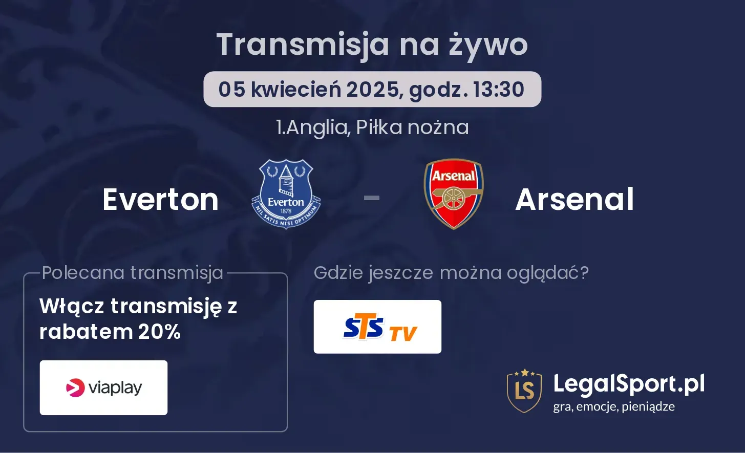Everton - Arsenal gdzie oglądać?