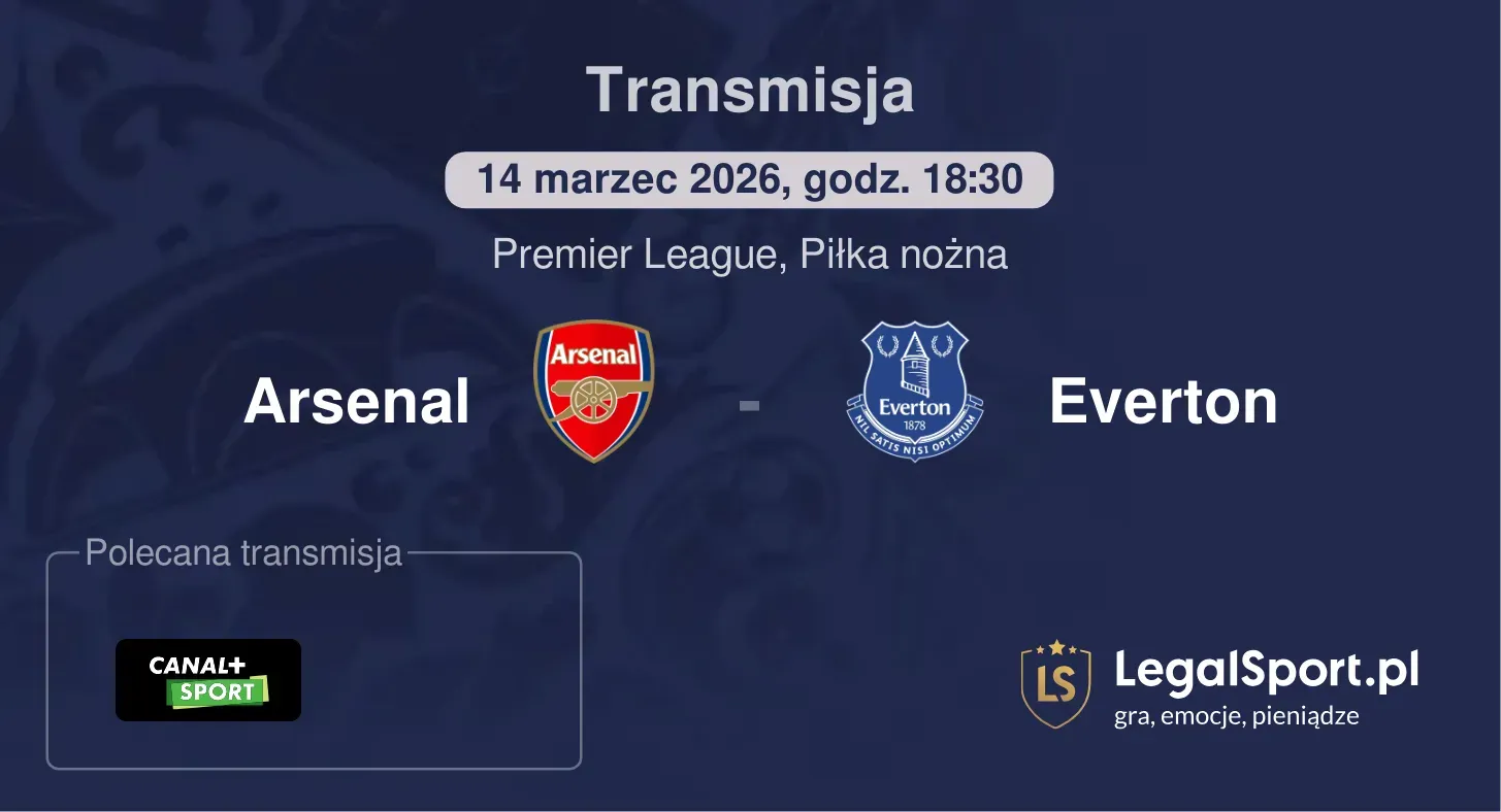 Arsenal - Everton Transmisje