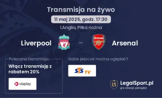 Liverpool - Arsenal gdzie oglądać?