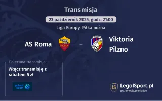 AS Roma - Viktoria Pilzno gdzie oglądać?