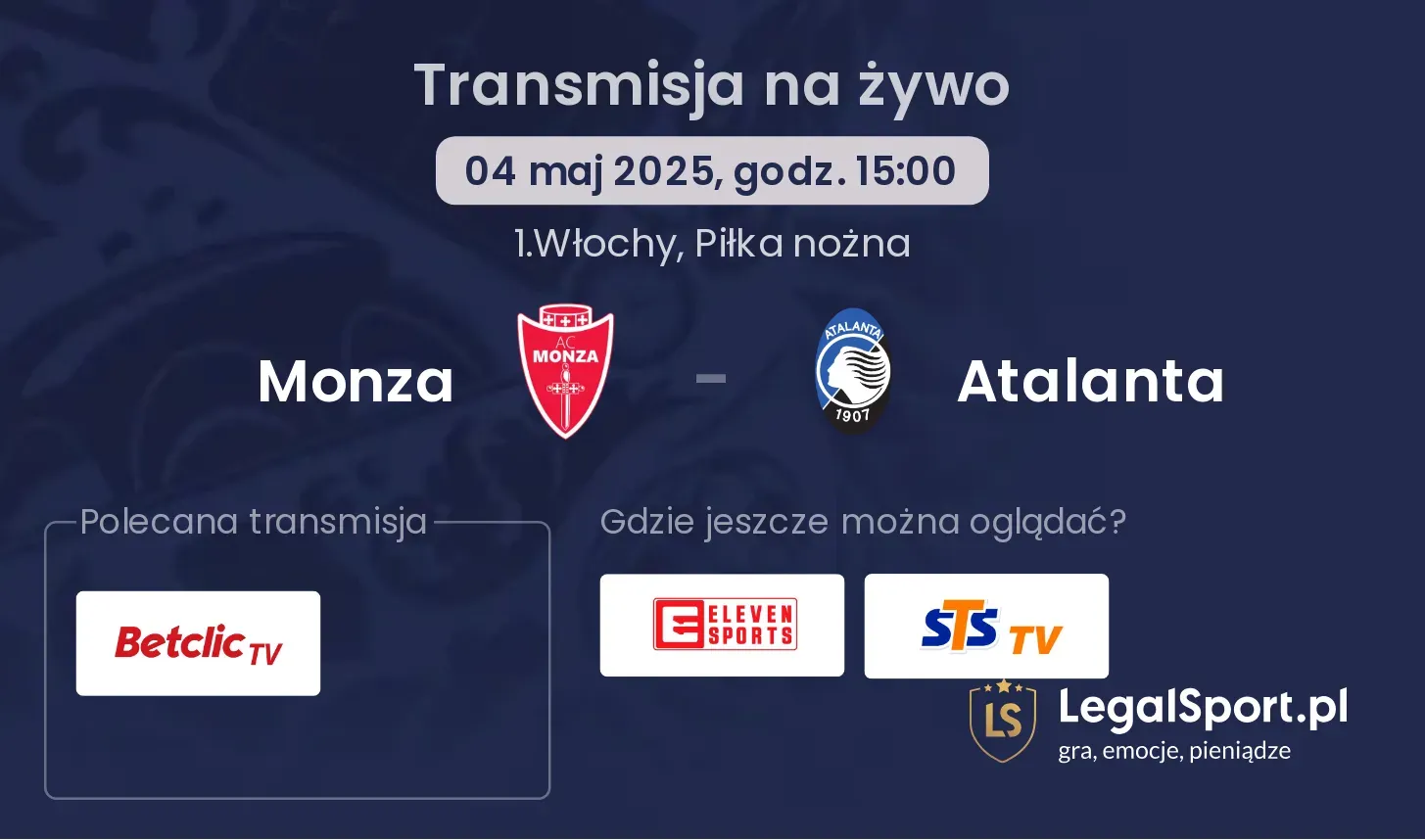 Monza - Atalanta gdzie oglądać?