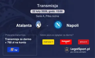 Atalanta - Napoli gdzie oglądać (22.02.2026)