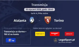Atalanta - Torino gdzie oglądać (10.01.2026)
