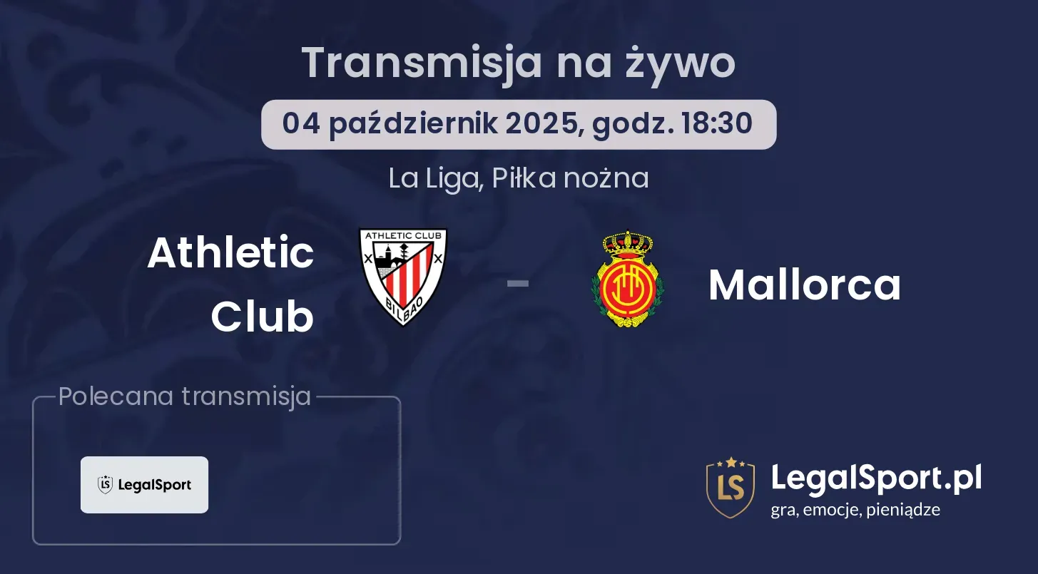 Athletic Club - Mallorca gdzie oglądać?