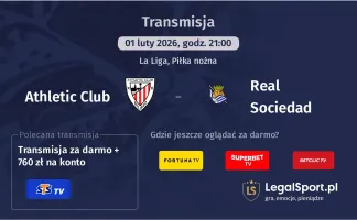 Athletic Club - Real Sociedad gdzie oglądać? (01.02)