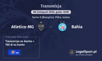 Atletico-MG - Bahia gdzie oglądać? (06.11)