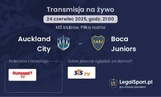 Auckland City - Boca Juniors gdzie oglądać?