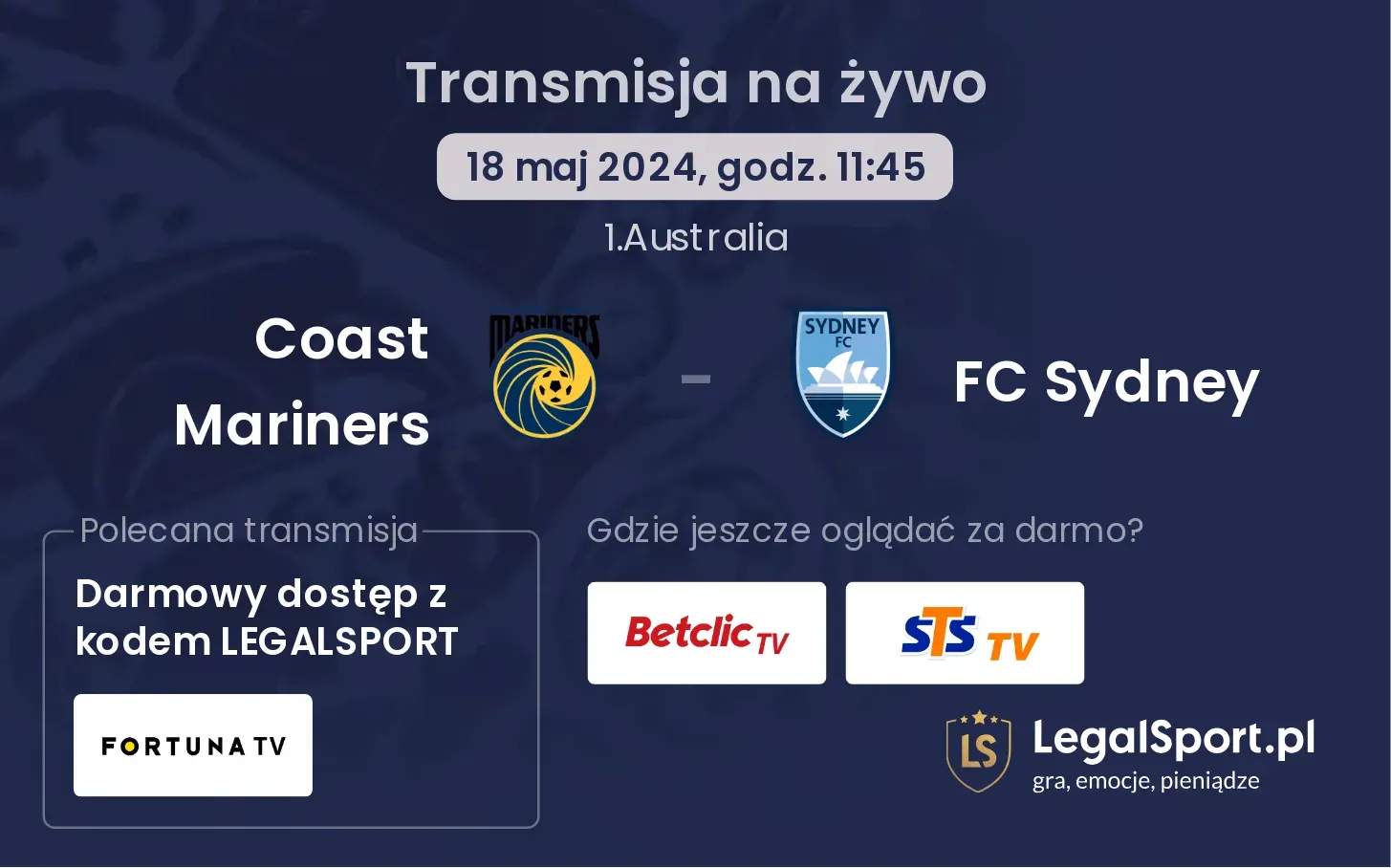 Coast Mariners - FC Sydney