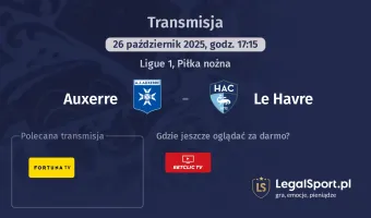 Auxerre - Le Havre gdzie oglądać?