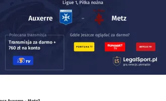 Auxerre - Metz gdzie oglądać? (07.12)