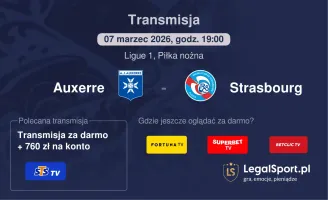 Auxerre - Strasbourg gdzie oglądać? (07.03)