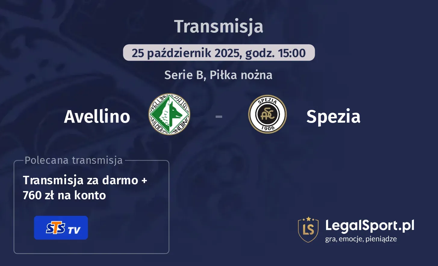 Avellino - Spezia gdzie oglądać?