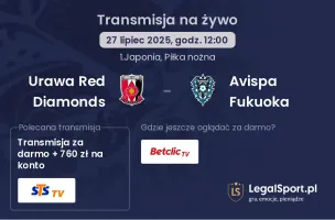 Urawa Red Diamonds - Avispa Fukuoka gdzie oglądać?