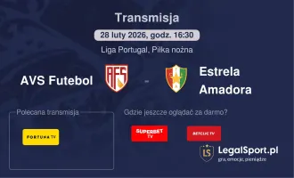 AVS Futebol - Estrela Amadora gdzie oglądać? (28.02)