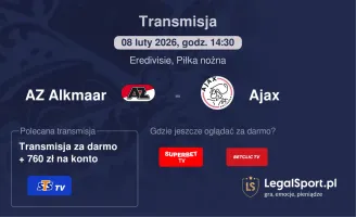AZ Alkmaar - Ajax gdzie oglądać? (08.02)