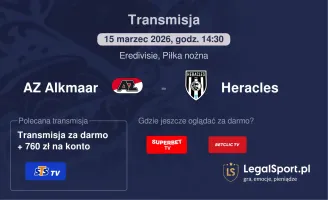 AZ Alkmaar - Heracles gdzie oglądać? (15.03)