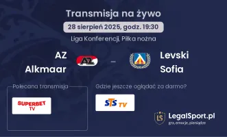 AZ Alkmaar - Levski Sofia gdzie oglądać?