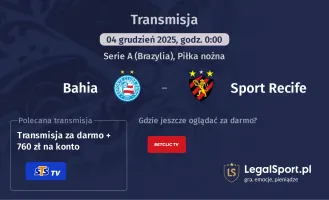 Bahia - Sport Recife gdzie oglądać? (04.12)