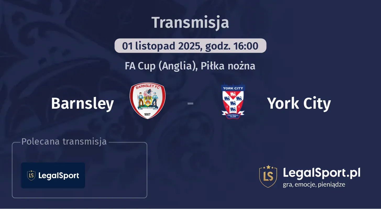 Barnsley - York City Transmisje