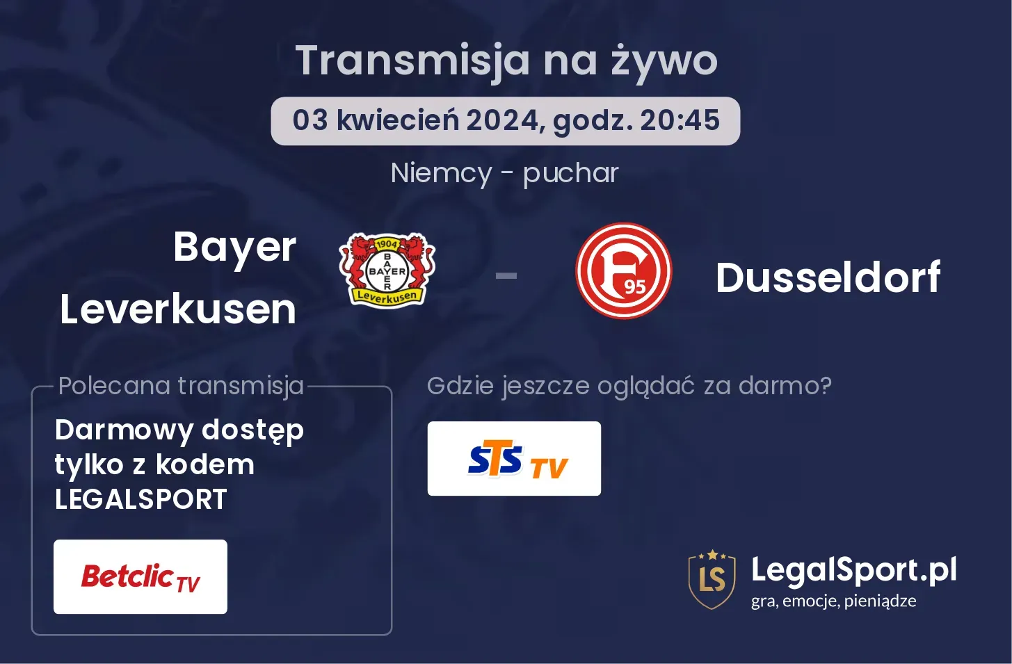 Bayer Leverkusen - Dusseldorf $s