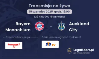 Bayern Monachium - Auckland City gdzie oglądać transmisję?