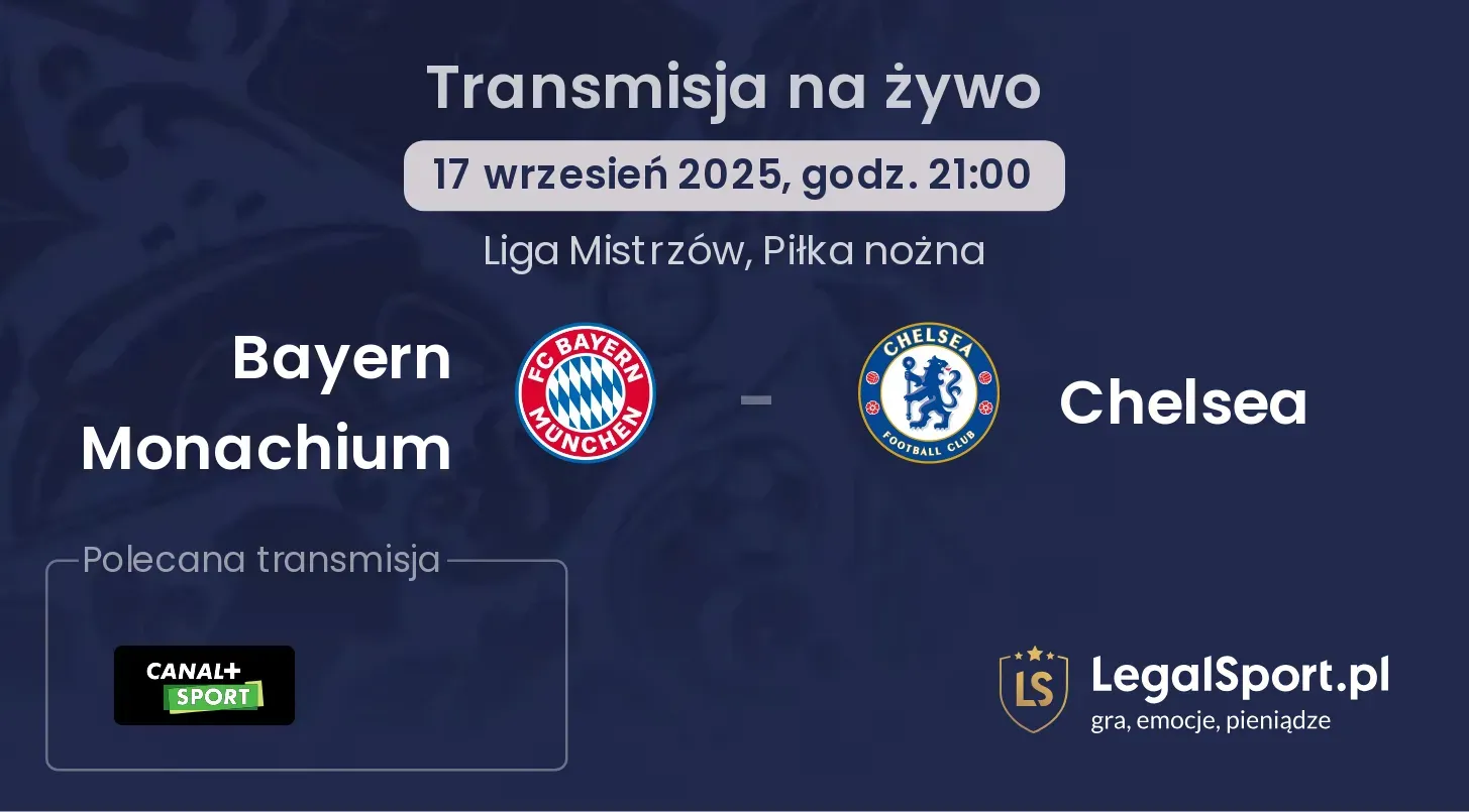 Bayern Monachium - Chelsea transmisja na żywo