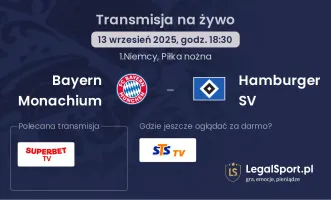 Bayern Monachium - Hamburger SV gdzie oglądać?