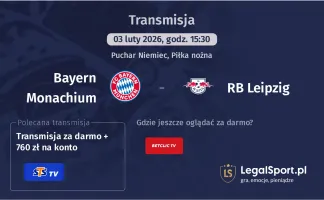 Bayern Monachium - RB Leipzig gdzie oglądać? (03.02)