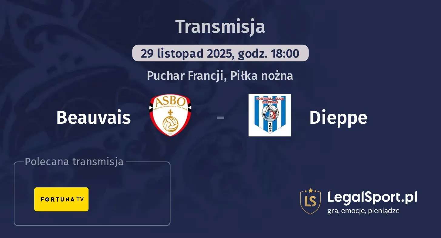 Beauvais - Dieppe Transmisje