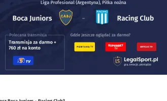 Boca Juniors - Racing Club gdzie oglądać? (07.12)
