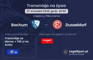 Bochum - Dusseldorf gdzie oglądać?