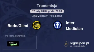 Bodo/Glimt - Inter Mediolan gdzie oglądać (17.02.2026)